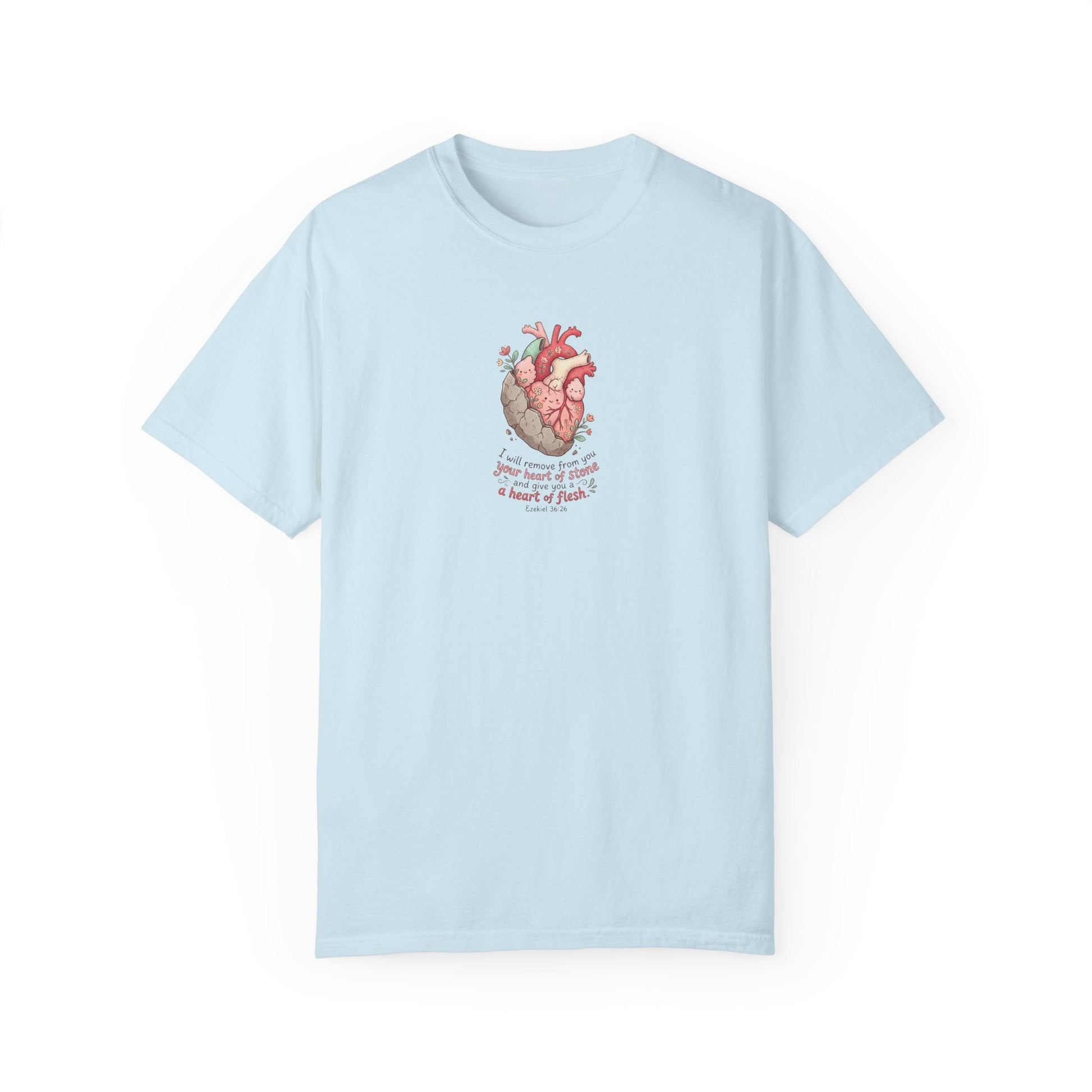 Mercy & More T-Shirt Chambray / S Heart Of Flesh Tee