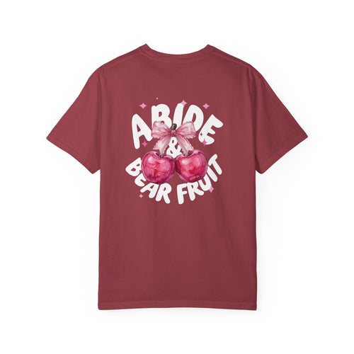 Mercy & More T-Shirt Chili / S Abide & Bear Fruit Tee