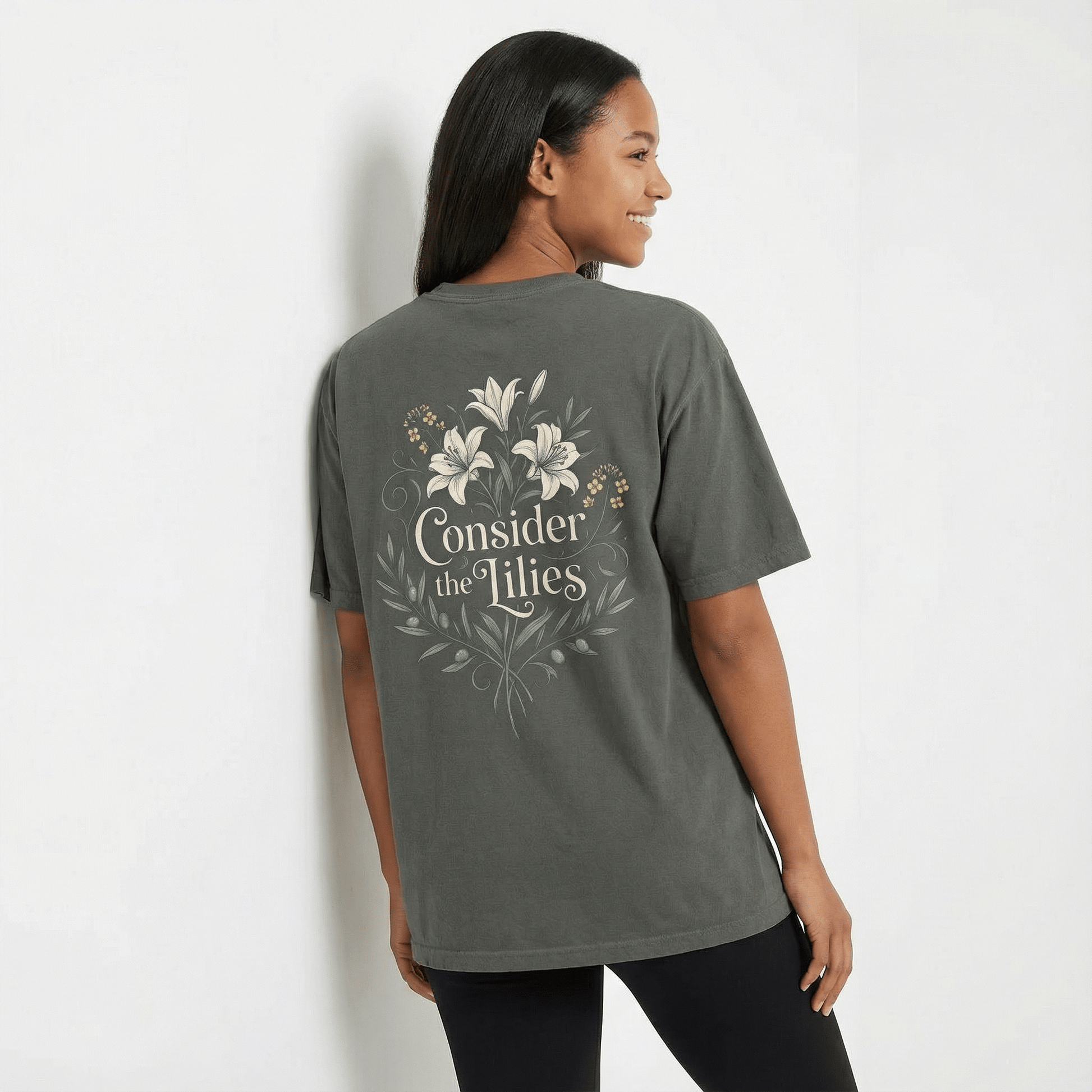 Mercy & More T-Shirt Consider The Lillies Tee