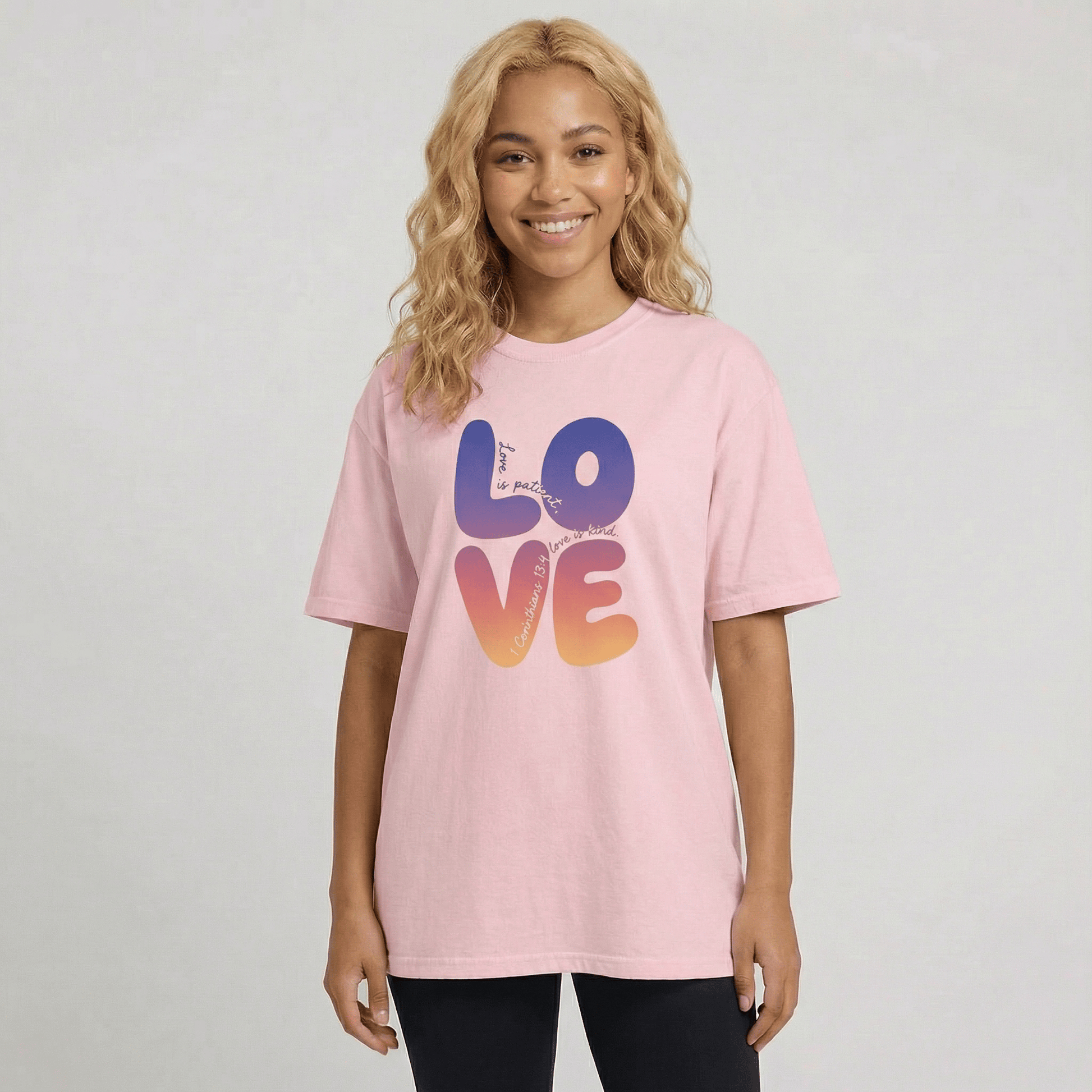 Mercy & More T-Shirt Corinthians Love Heavyweight Tee
