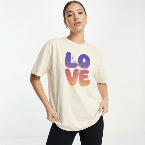 Mercy & More T-Shirt Corinthians Love Heavyweight Tee