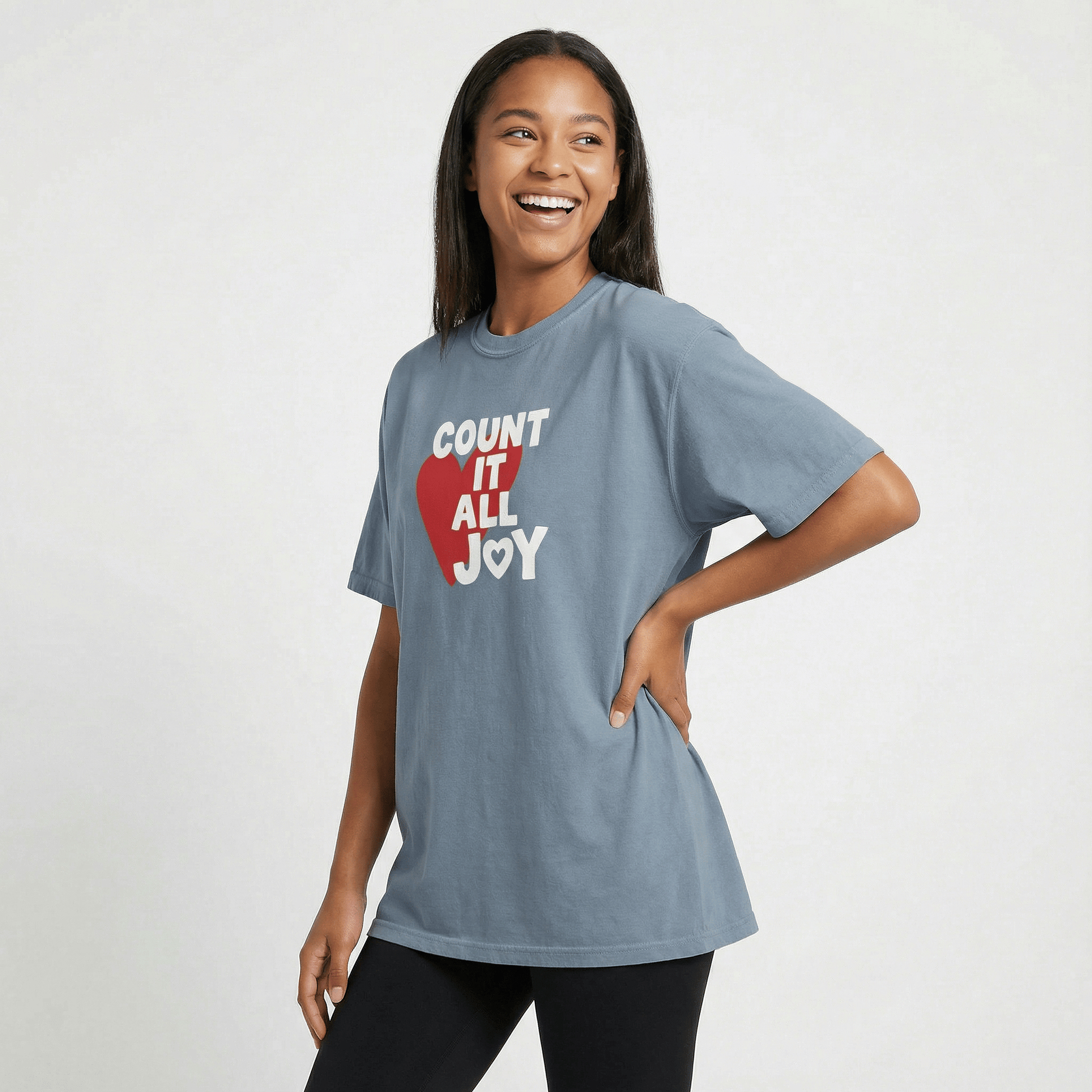 Mercy & More T-Shirt Count It All Joy Heavyweight Tee