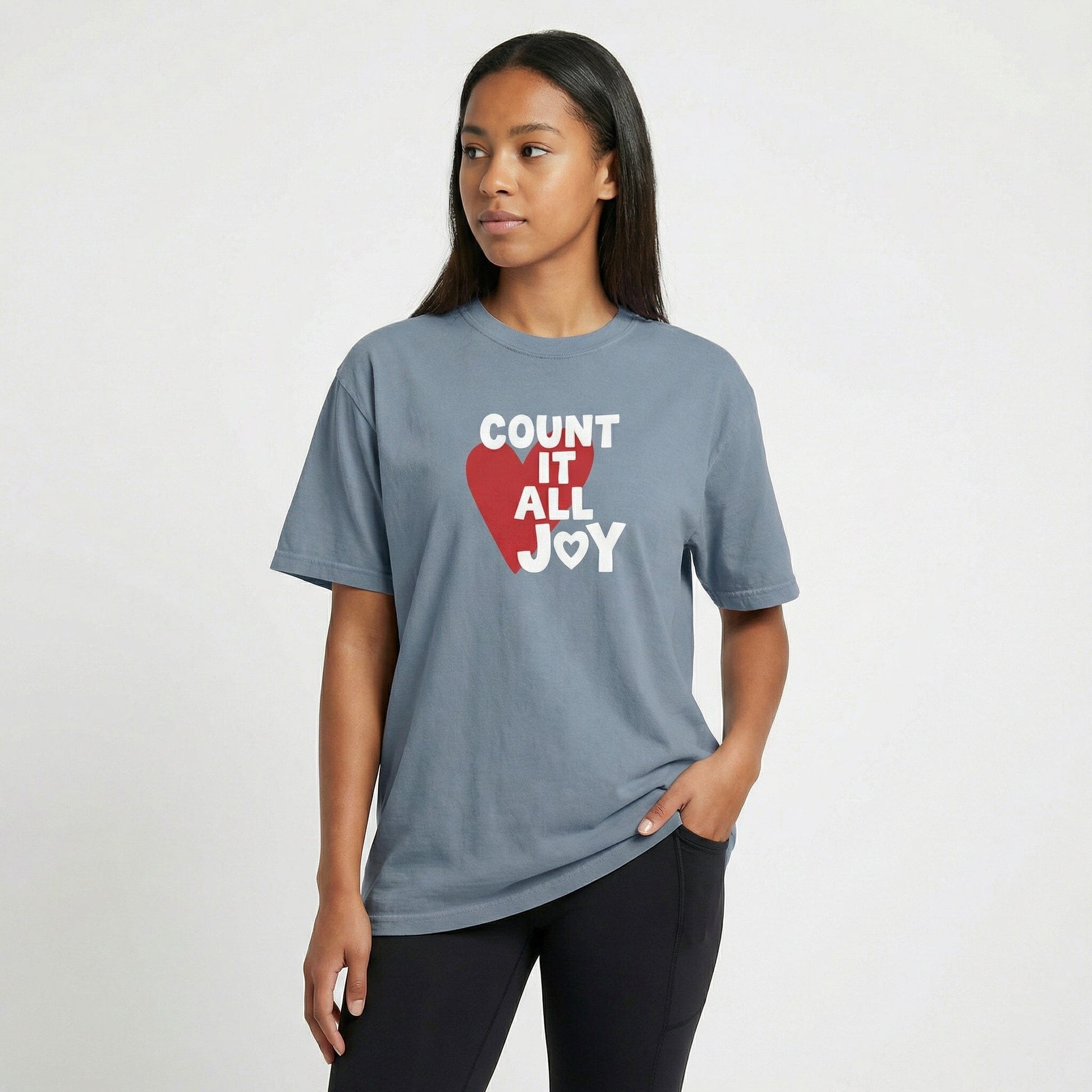 Mercy & More T-Shirt Count It All Joy Heavyweight Tee