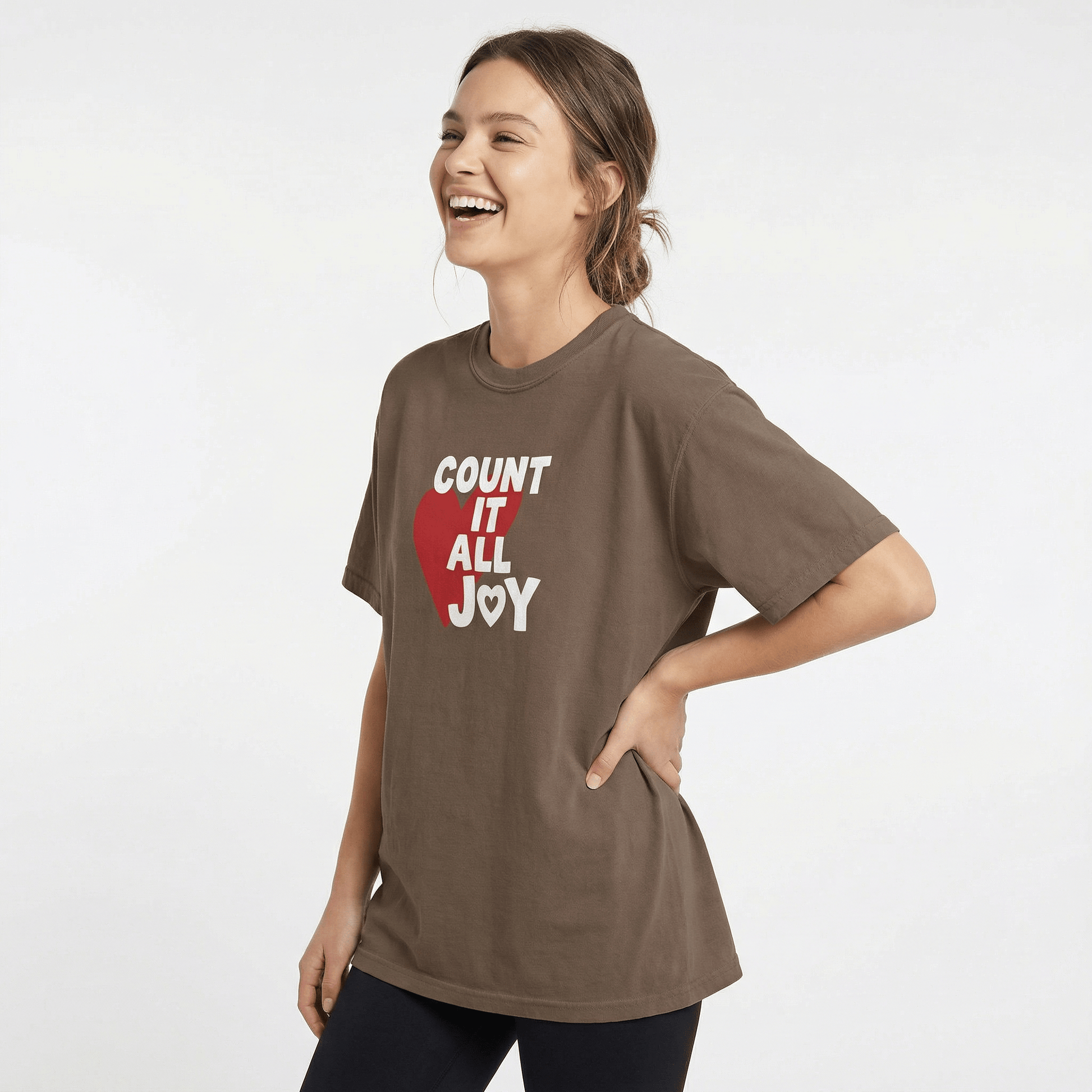 Mercy & More T-Shirt Count It All Joy Heavyweight Tee