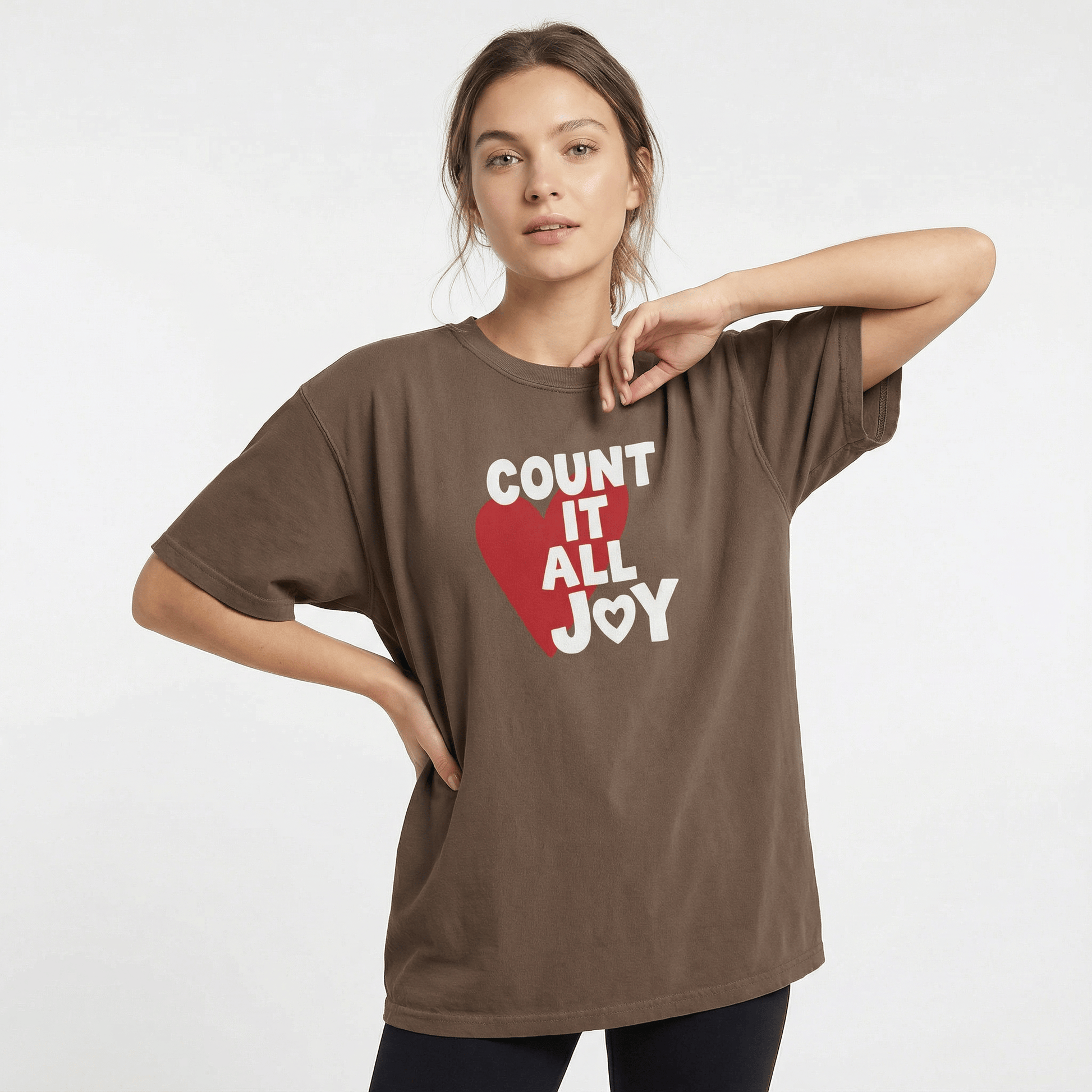 Mercy & More T-Shirt Count It All Joy Heavyweight Tee