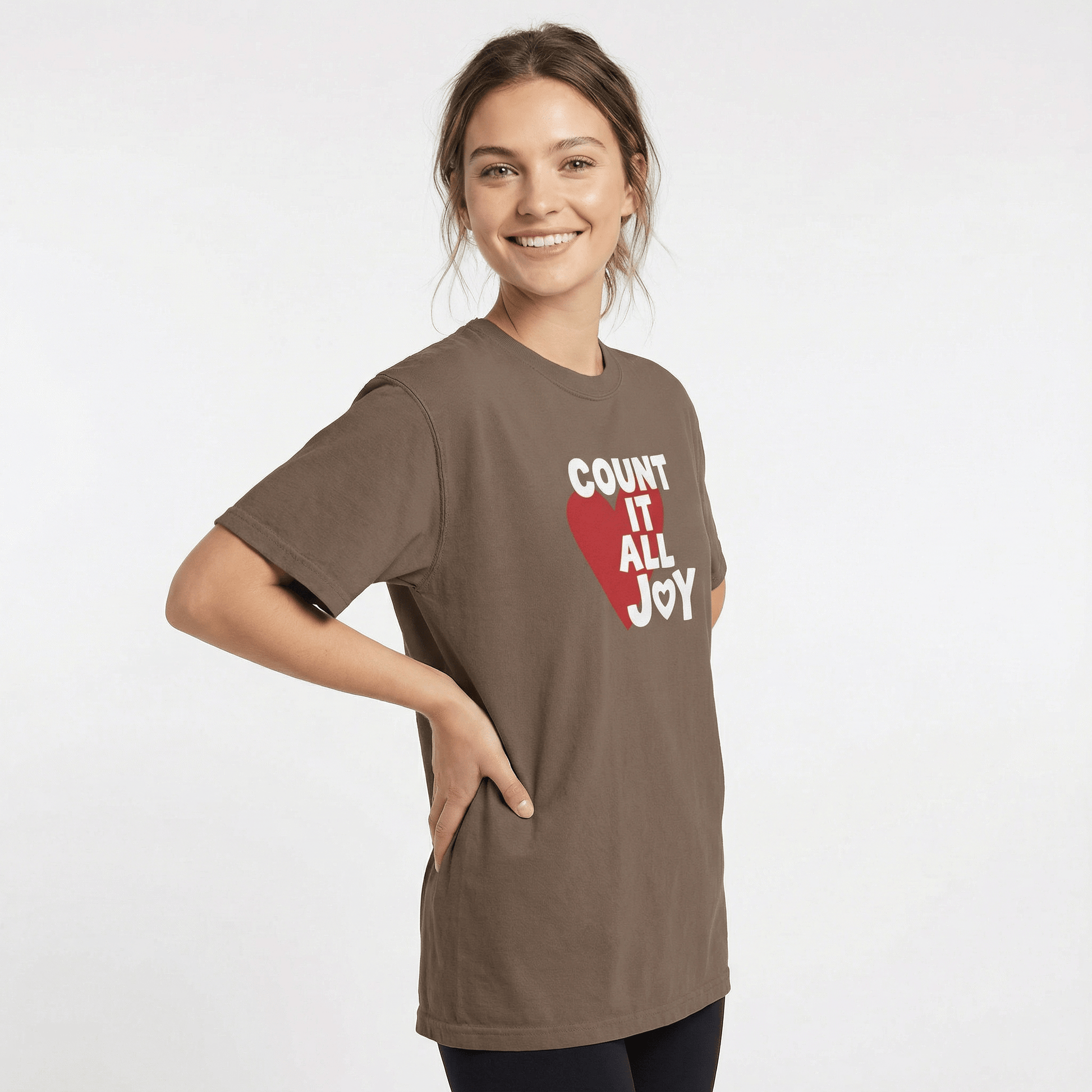Mercy & More T-Shirt Count It All Joy Heavyweight Tee