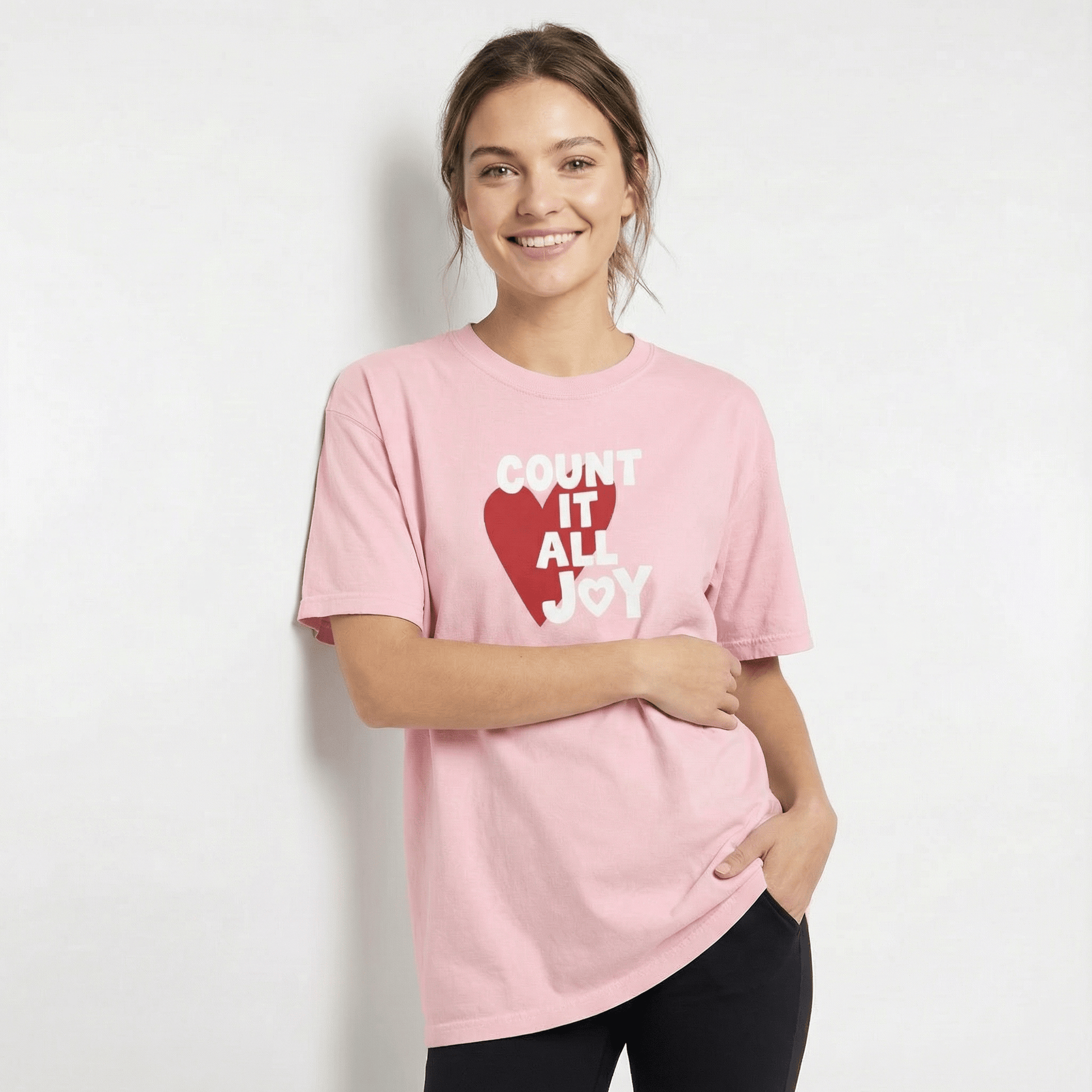 Mercy & More T-Shirt Count It All Joy Heavyweight Tee