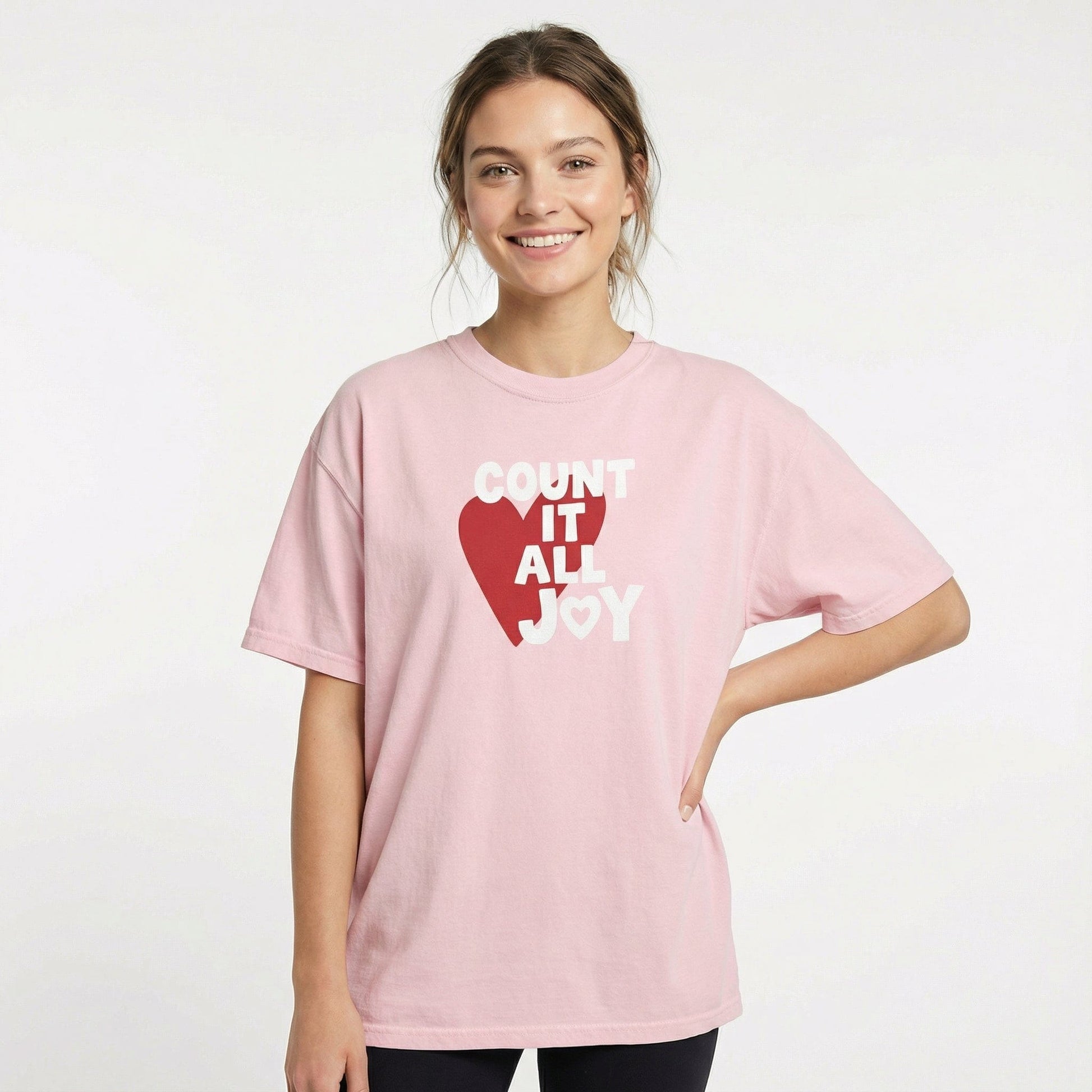 Mercy & More T-Shirt Count It All Joy Heavyweight Tee