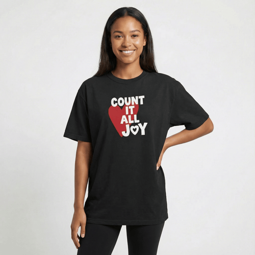 Mercy & More T-Shirt Count It All Joy Heavyweight Tee