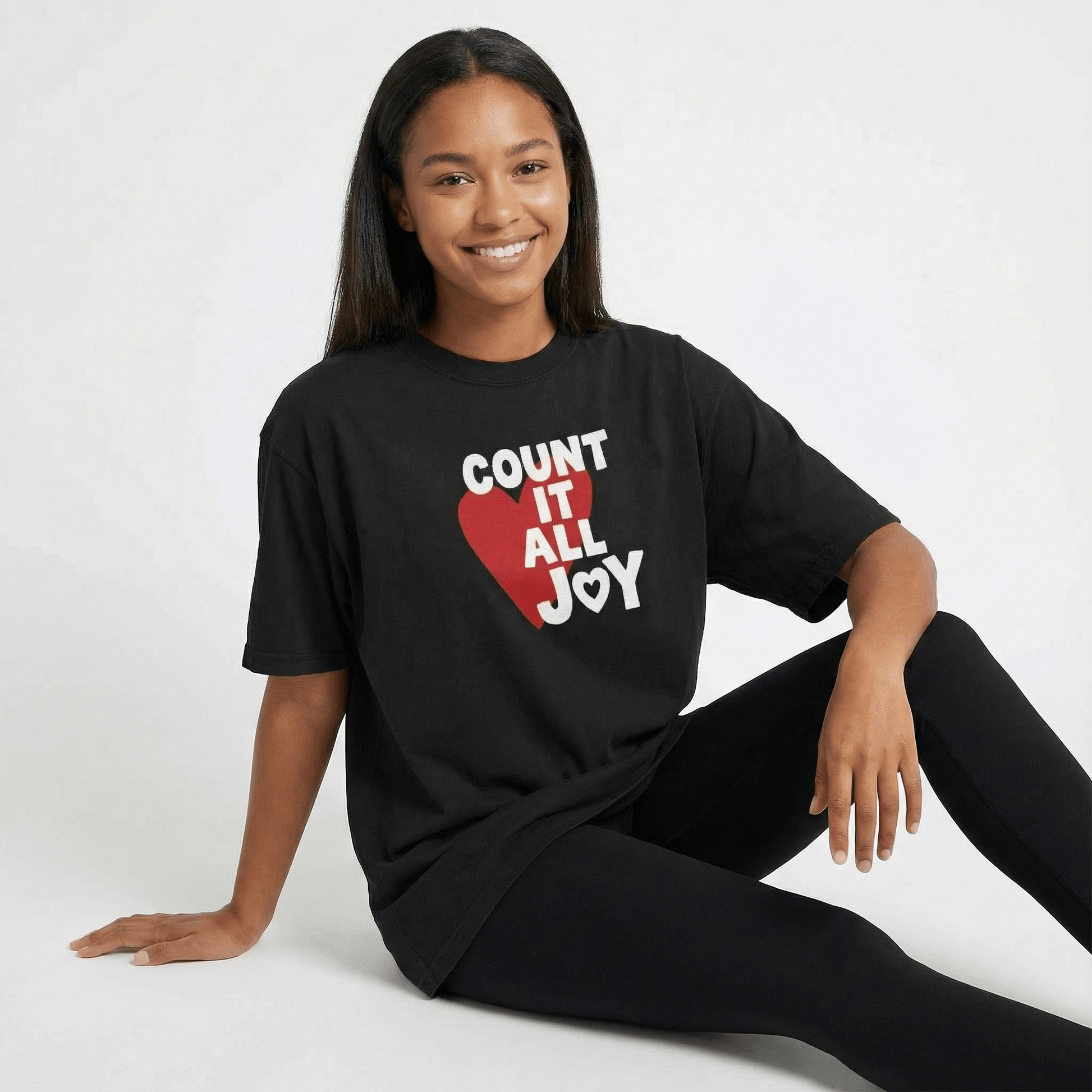 Mercy & More T-Shirt Count It All Joy Heavyweight Tee