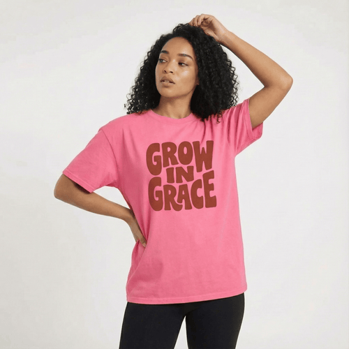 Mercy & More T-Shirt Crunchberry / S Grow In Grace Tee