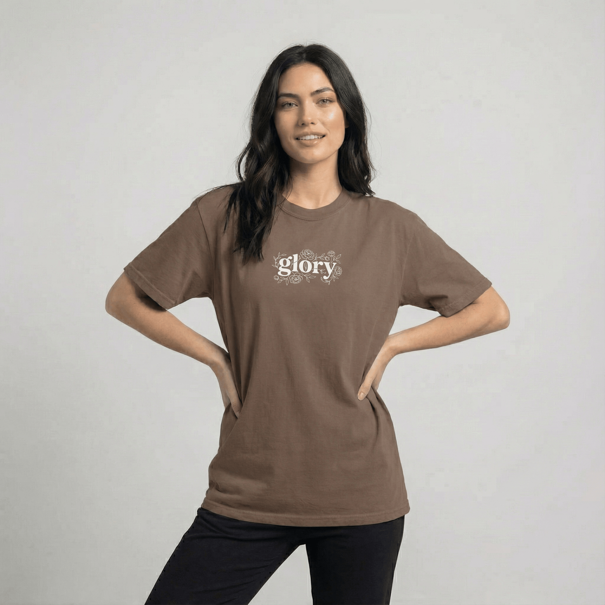 Mercy & More T-Shirt Espresso / S Glory Tee