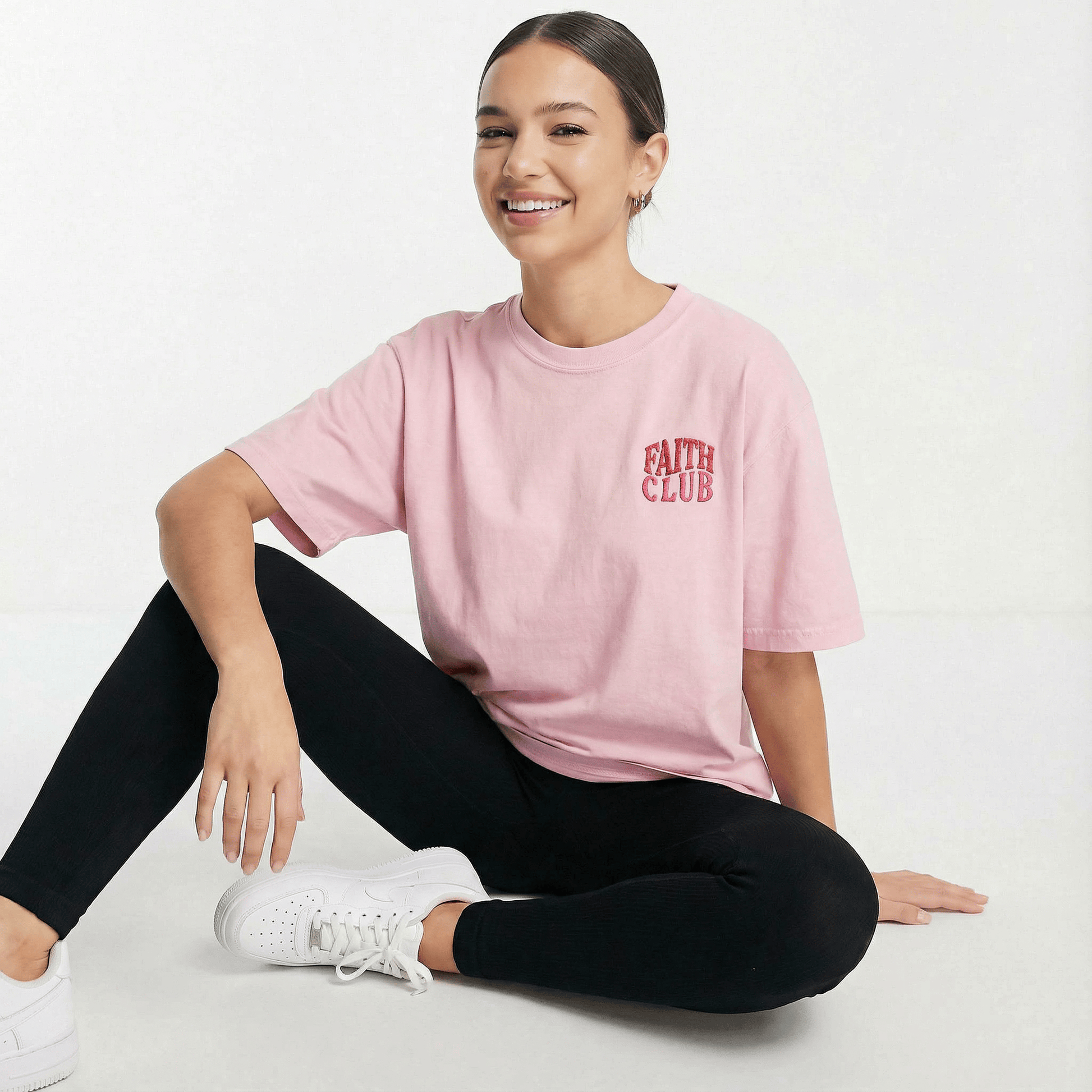 Mercy & More T-Shirt Faith Club Tee (Embroidered)