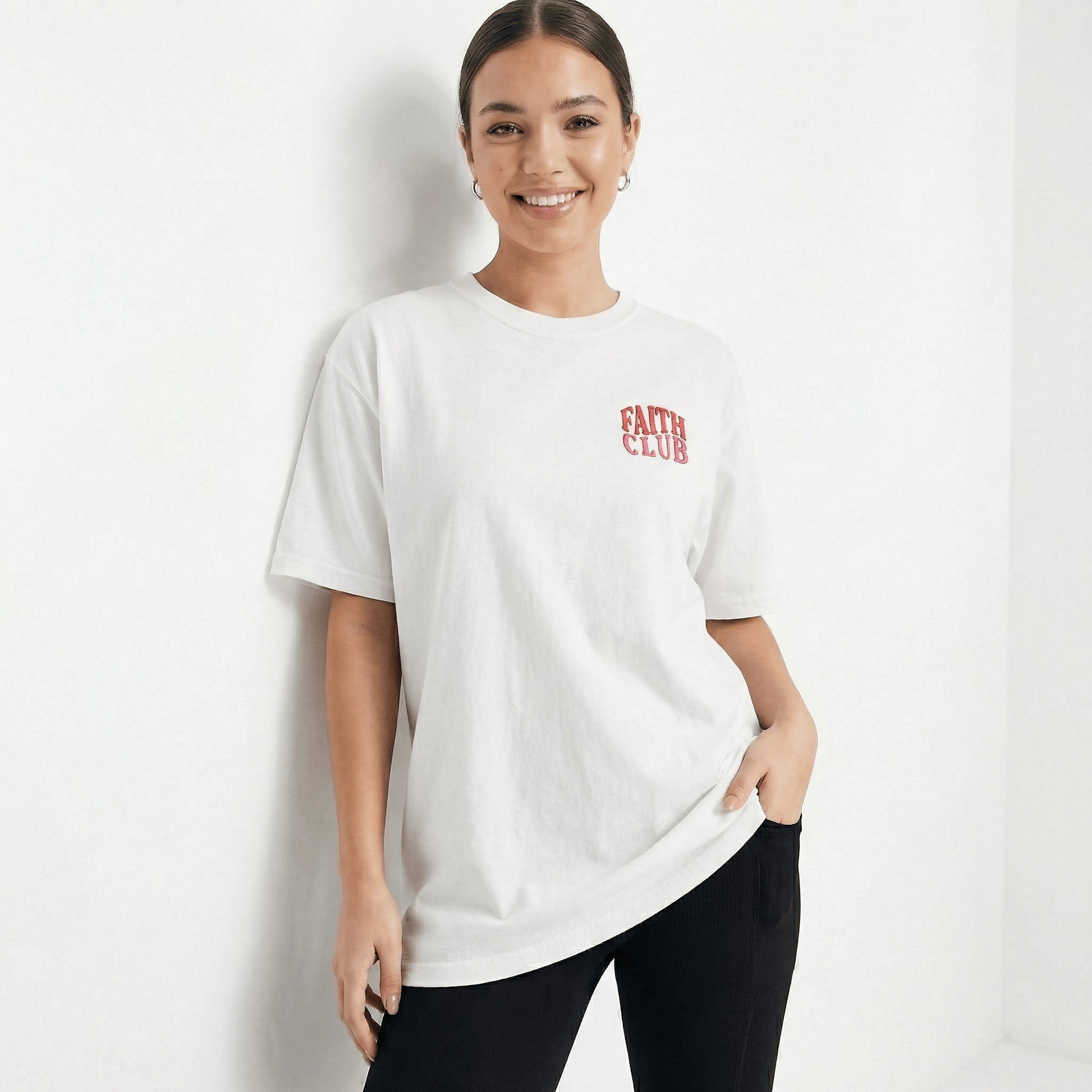 Mercy & More T-Shirt Faith Club Tee (Embroidered)