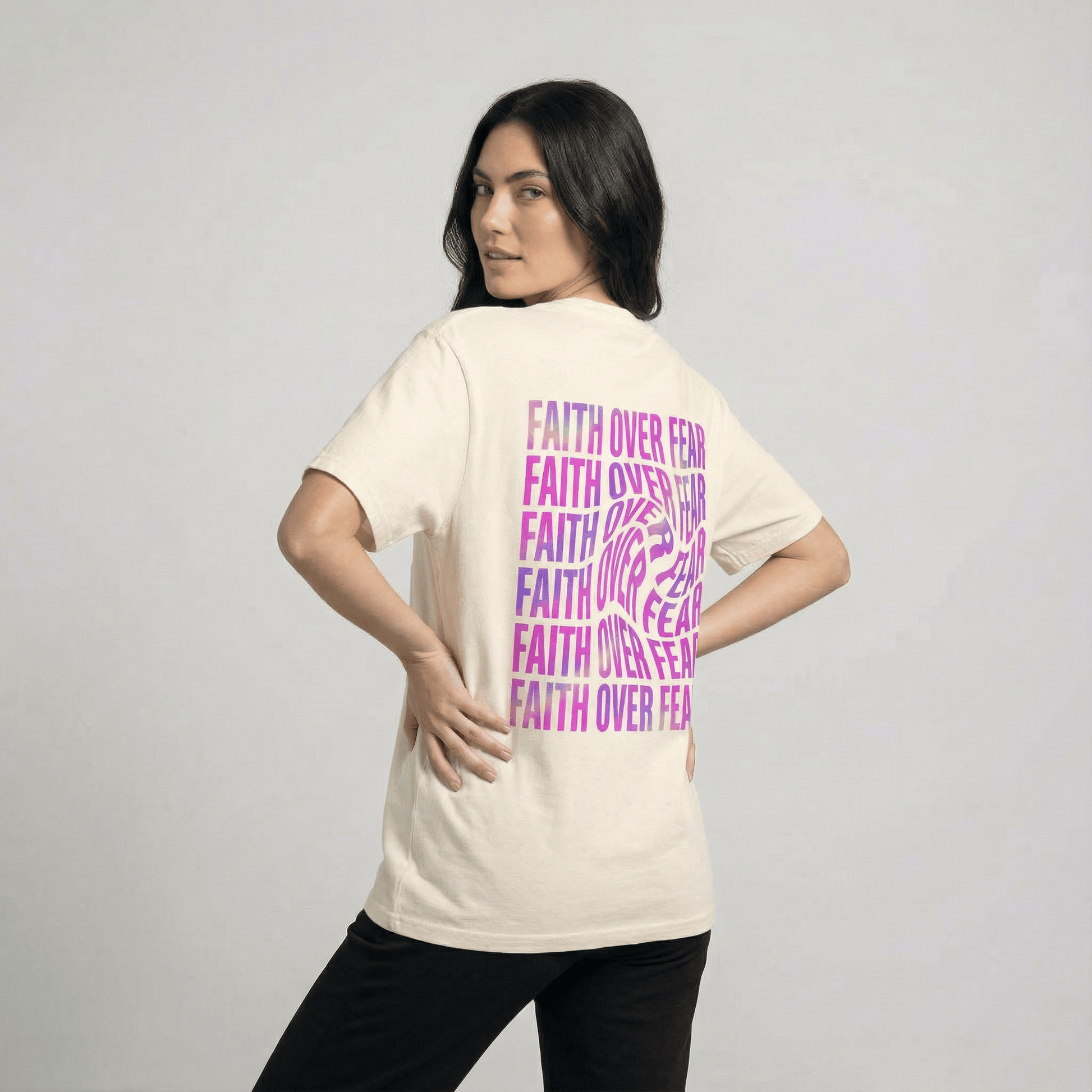 Mercy & More T-Shirt Faith Over Fear Tee