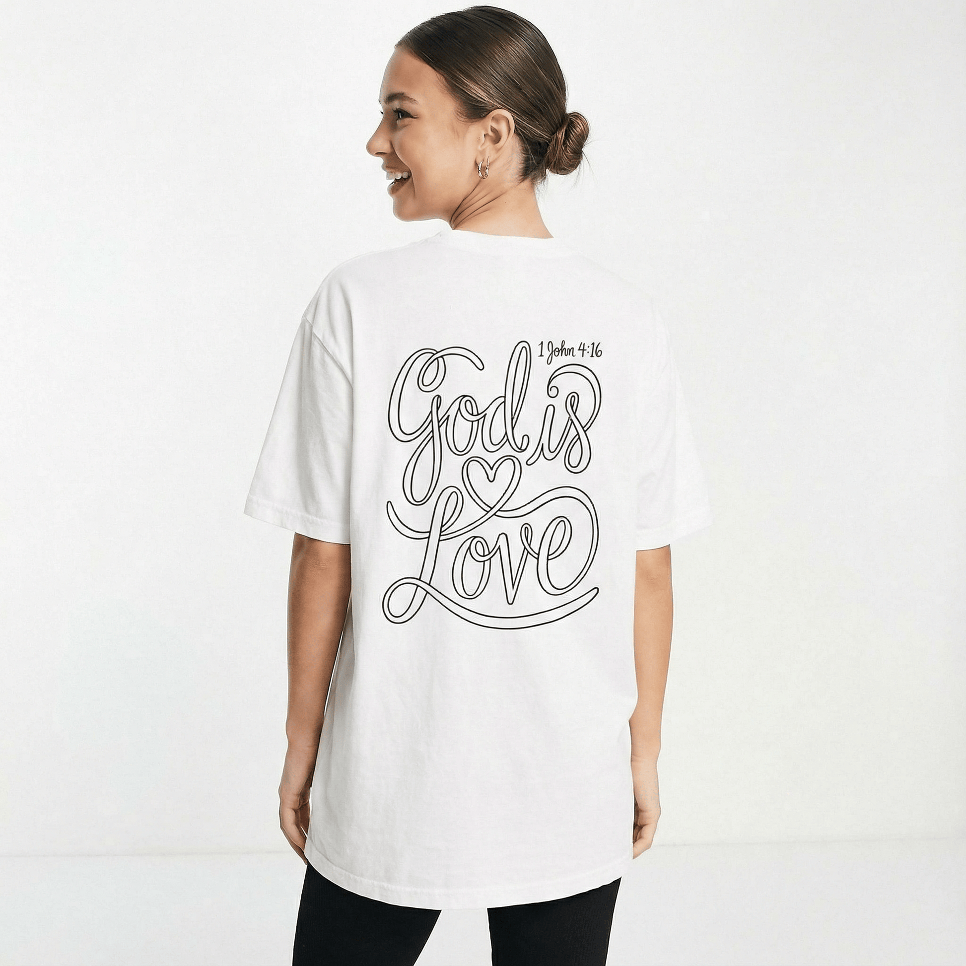 Mercy & More T-Shirt God Is Love Heavyweight Tee