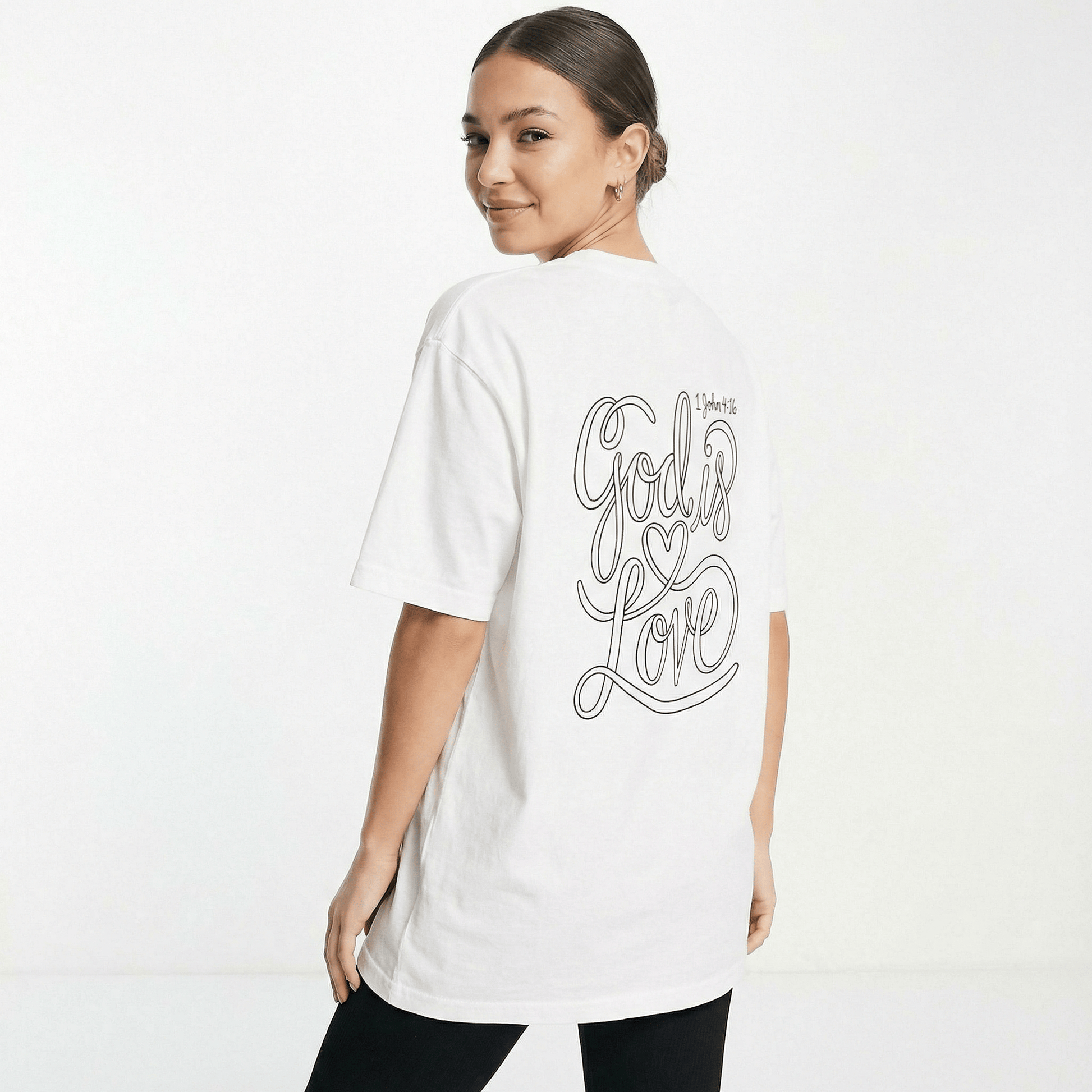 Mercy & More T-Shirt God Is Love Heavyweight Tee