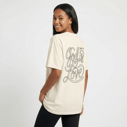 Mercy & More T-Shirt God Is Love Heavyweight Tee
