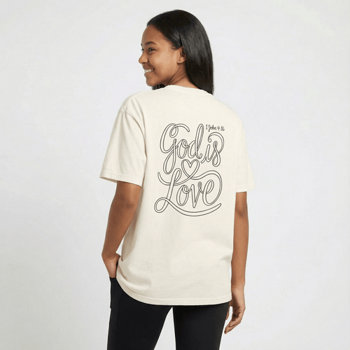 Mercy & More T-Shirt God Is Love Heavyweight Tee