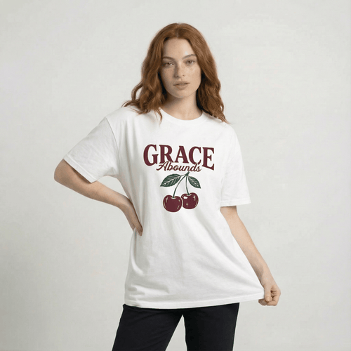 Mercy & More T-Shirt Grace Abounds Tee