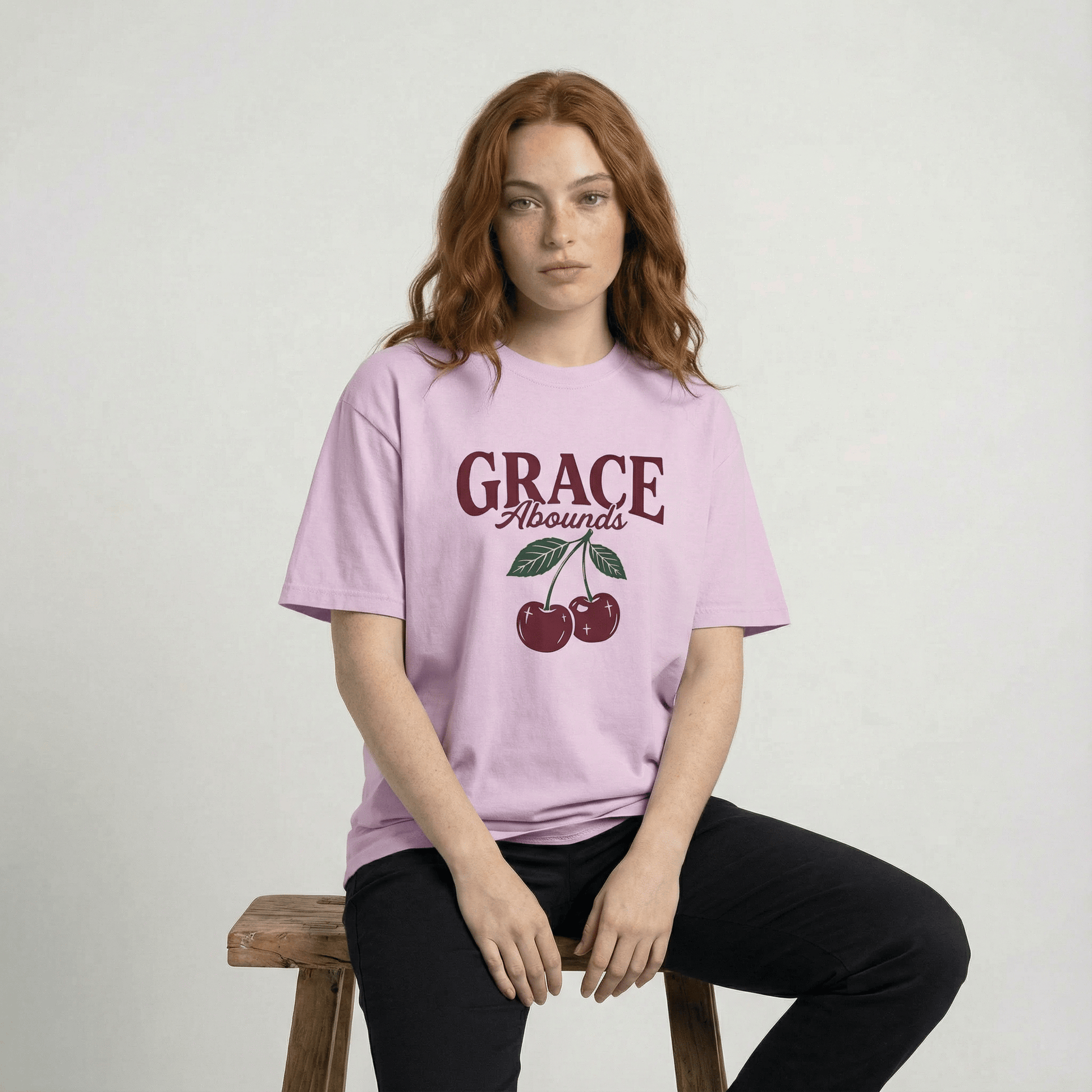 Mercy & More T-Shirt Grace Abounds Tee