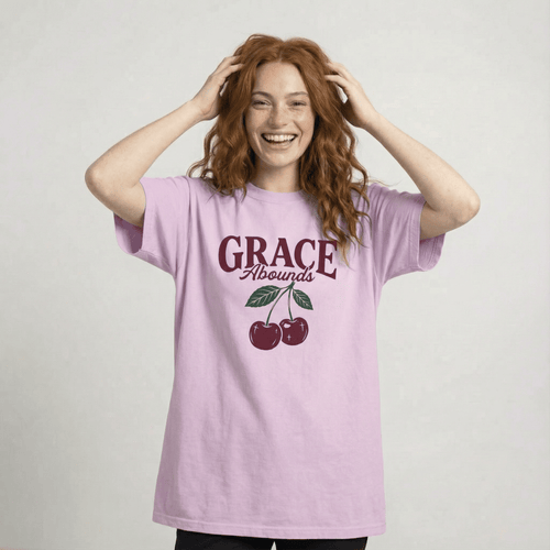 Mercy & More T-Shirt Grace Abounds Tee