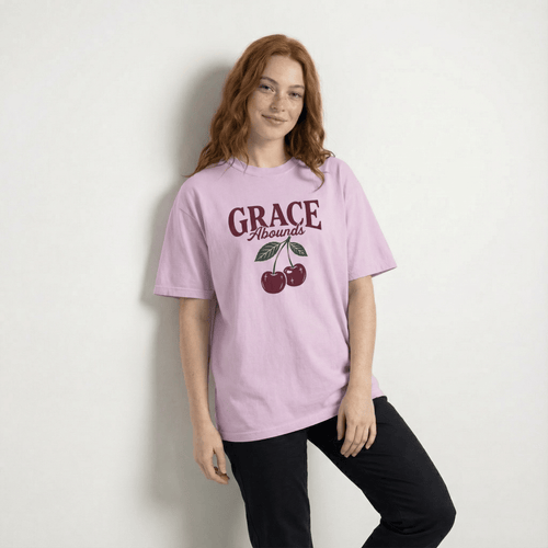 Mercy & More T-Shirt Grace Abounds Tee