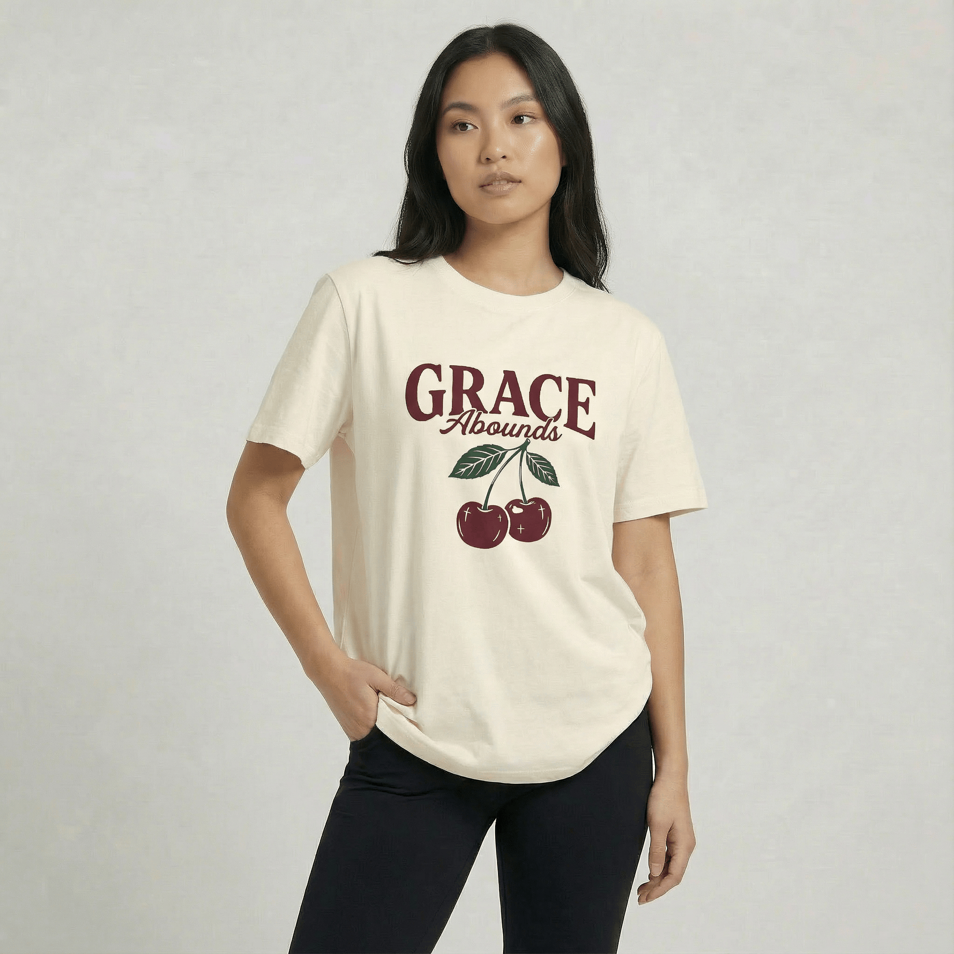 Mercy & More T-Shirt Grace Abounds Tee