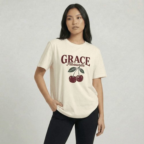 Mercy & More T-Shirt Grace Abounds Tee