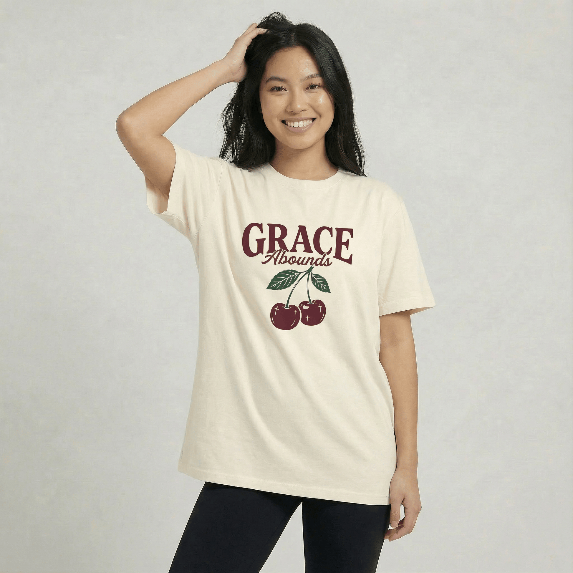 Mercy & More T-Shirt Grace Abounds Tee