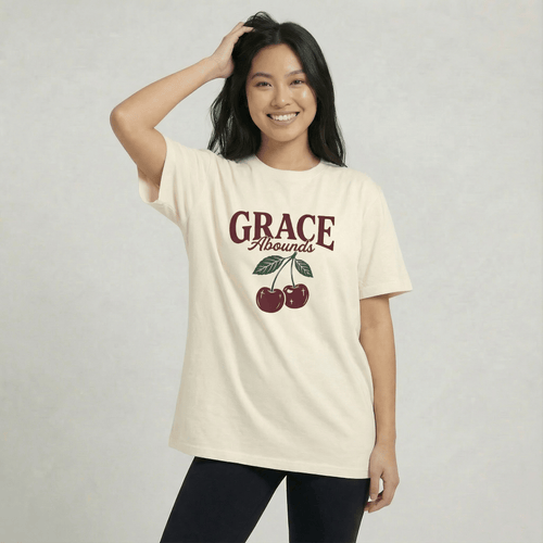 Mercy & More T-Shirt Grace Abounds Tee