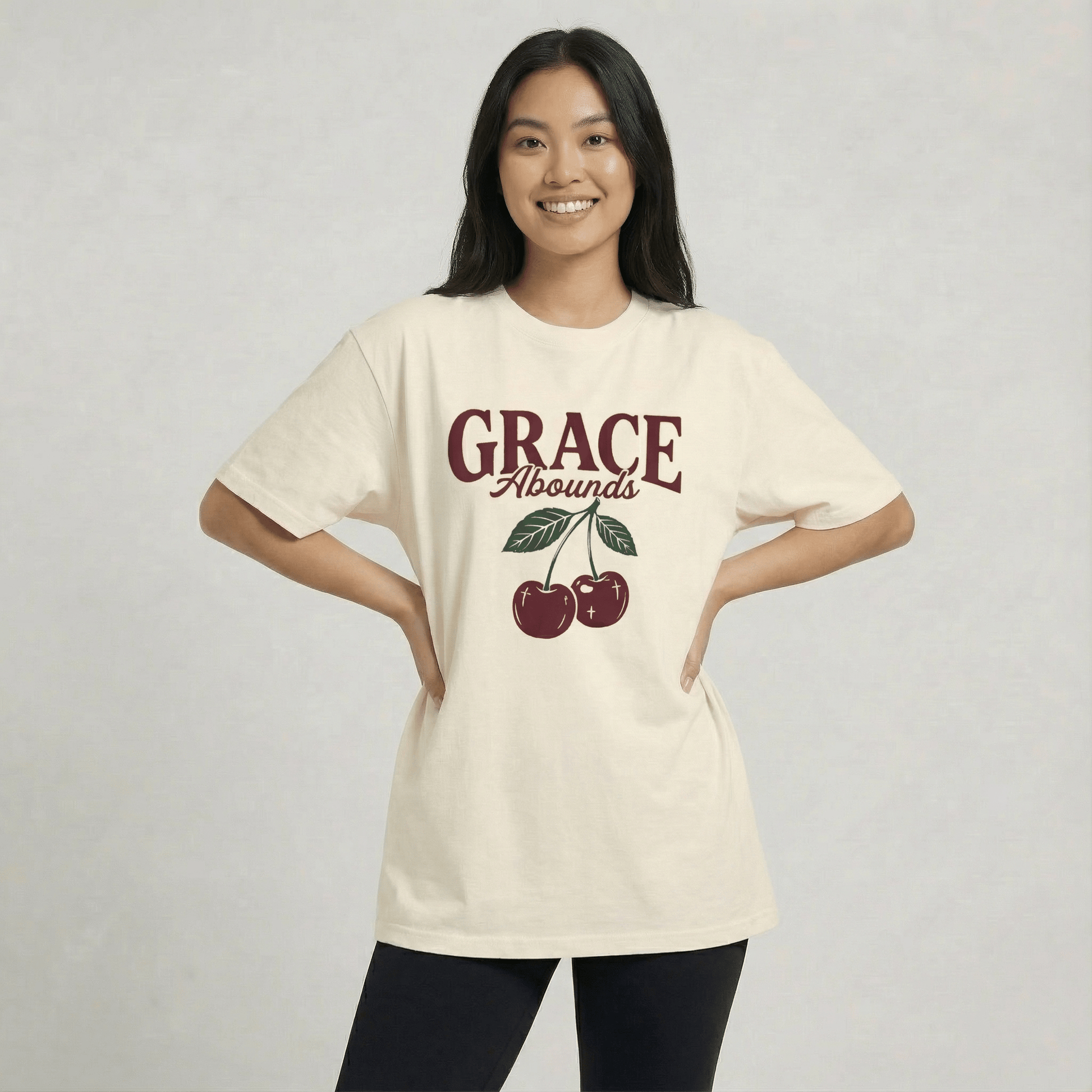 Mercy & More T-Shirt Grace Abounds Tee
