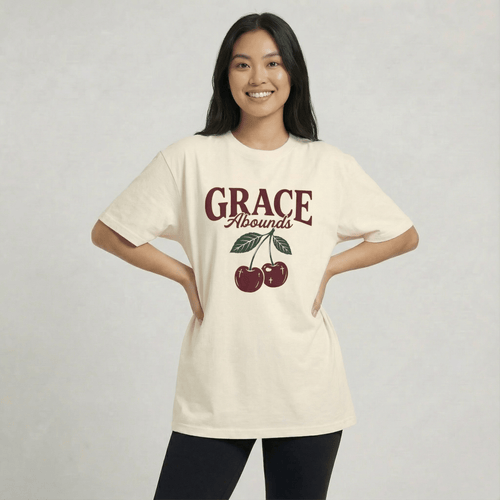 Mercy & More T-Shirt Grace Abounds Tee