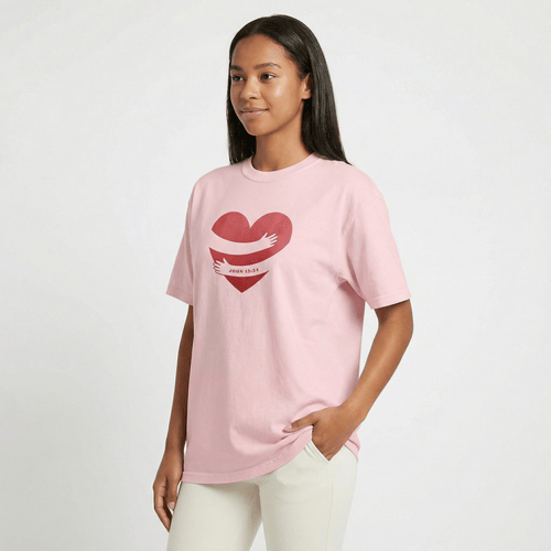 Mercy & More T-Shirt Heart Hug Heavyweight Tee