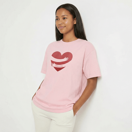 Mercy & More T-Shirt Heart Hug Heavyweight Tee