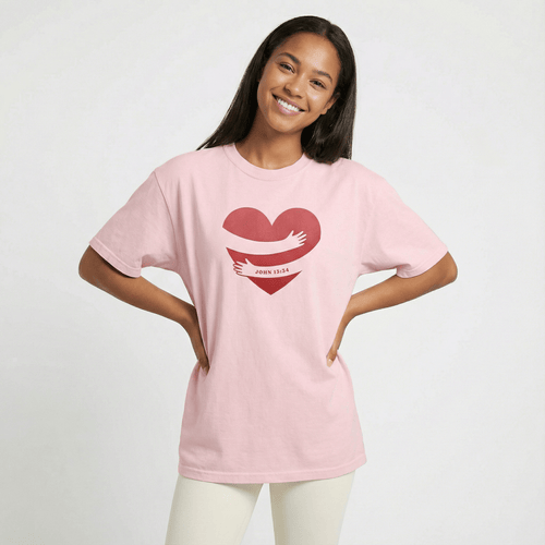 Mercy & More T-Shirt Heart Hug Heavyweight Tee