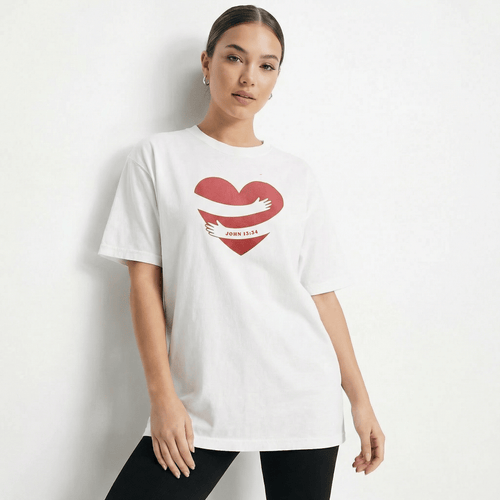 Mercy & More T-Shirt Heart Hug Heavyweight Tee