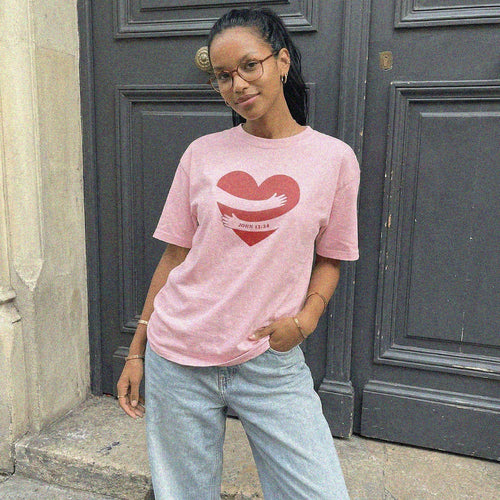 Mercy & More T-Shirt Heart Hug Heavyweight Tee
