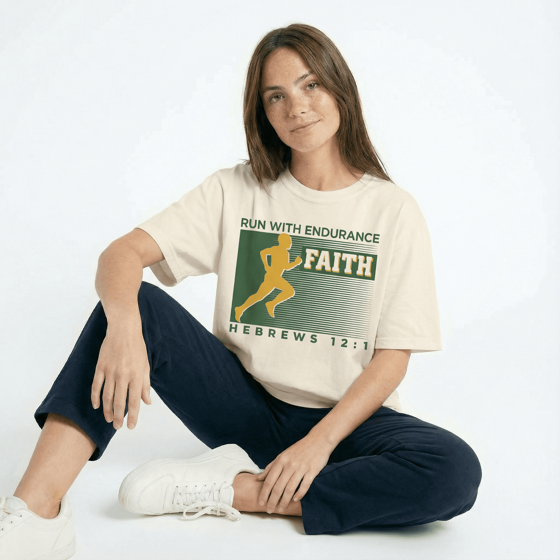 Mercy & More T-Shirt Hebrews 12:1 TShirt