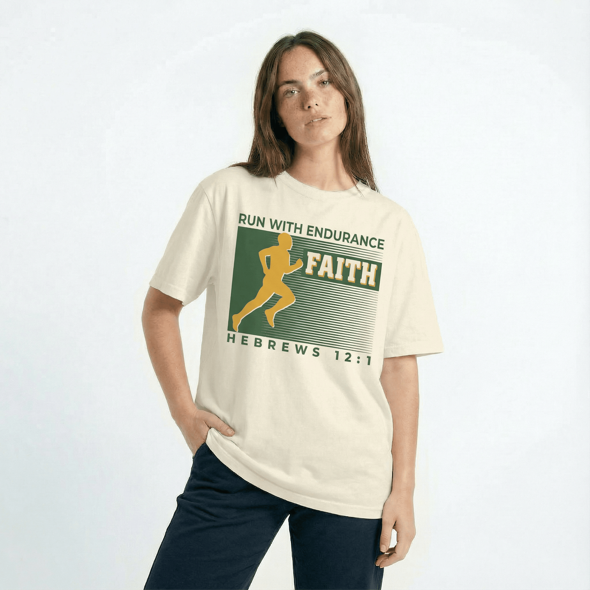 Mercy & More T-Shirt Hebrews 12:1 TShirt