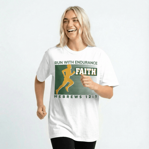 Mercy & More T-Shirt Hebrews 12:1 TShirt