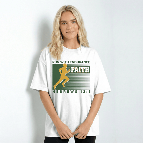 Mercy & More T-Shirt Hebrews 12:1 TShirt