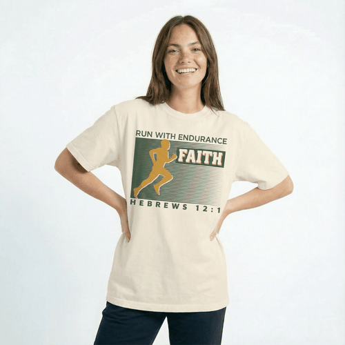 Mercy & More T-Shirt Hebrews 12:1 TShirt