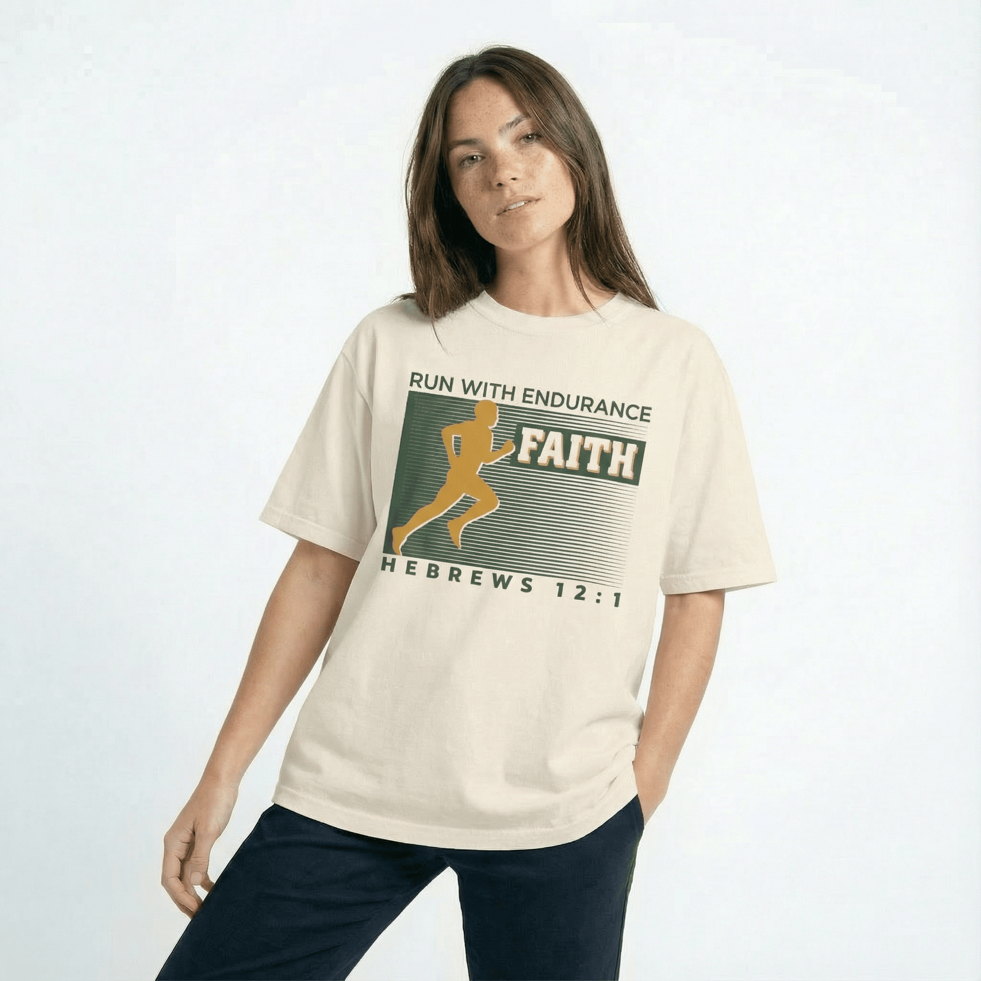 Mercy & More T-Shirt Hebrews 12:1 TShirt