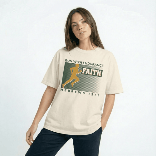 Mercy & More T-Shirt Hebrews 12:1 TShirt