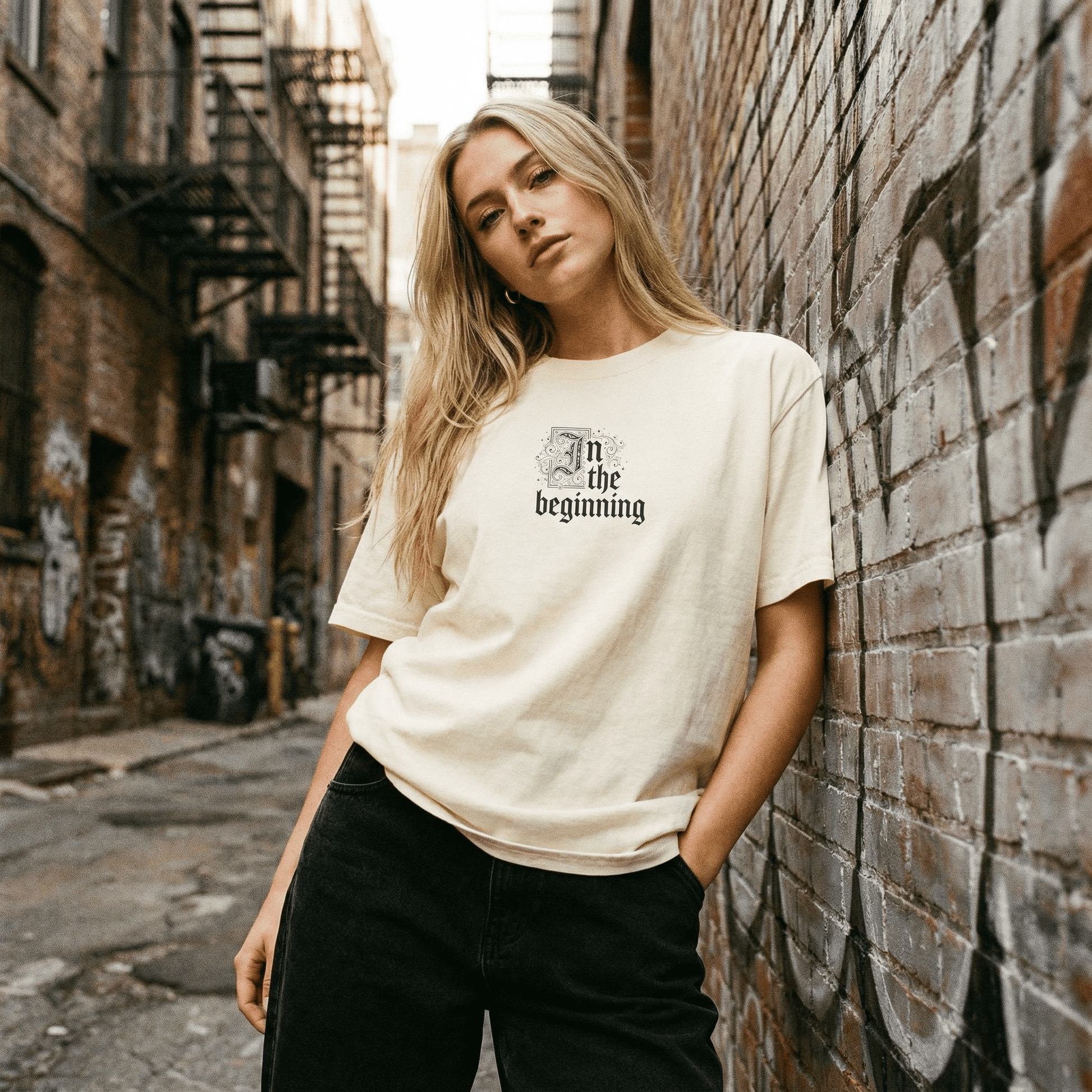 Mercy & More T-Shirt In The Beginning Tee