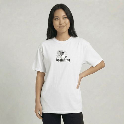 Mercy & More T-Shirt In The Beginning Tee