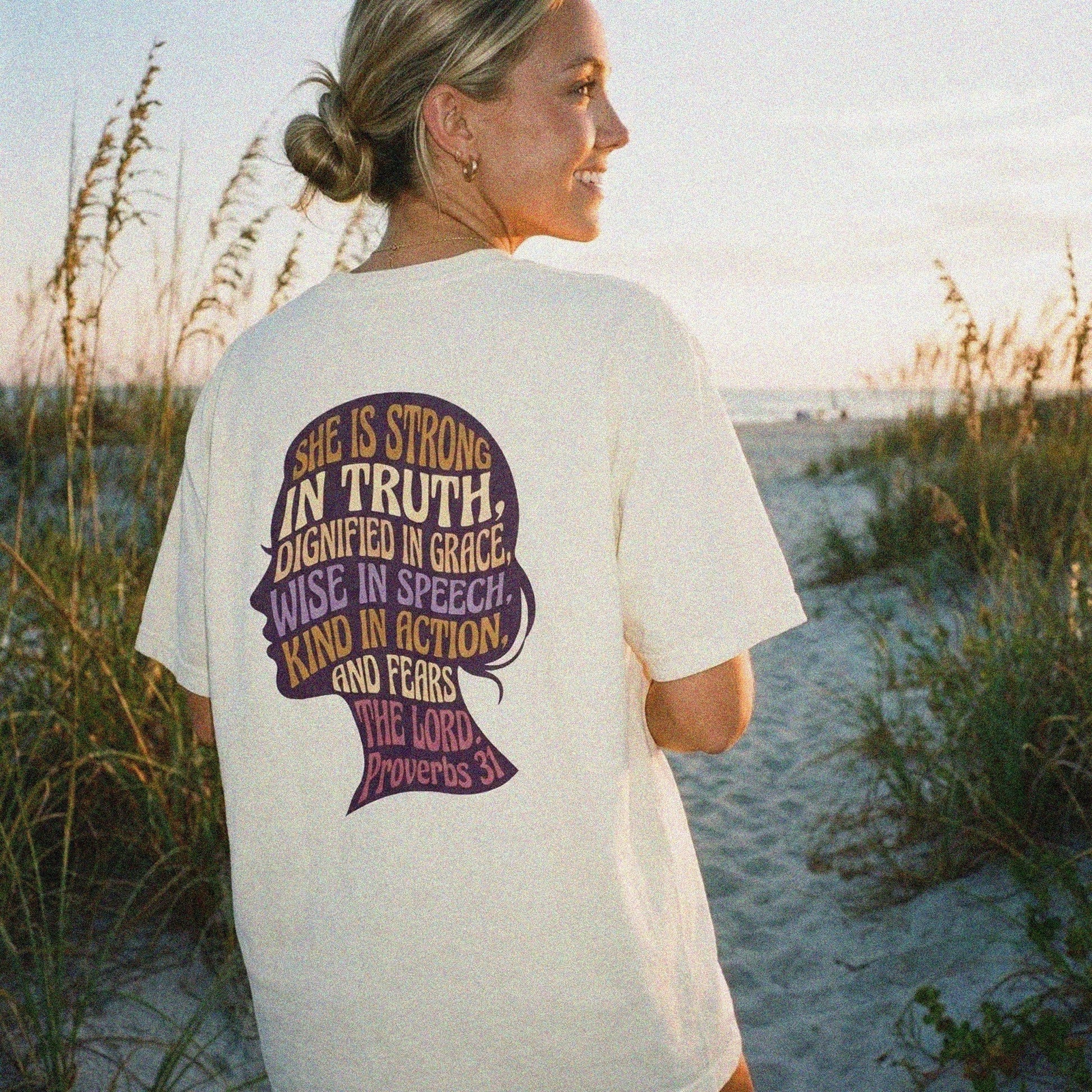 Mercy & More T-Shirt Ivory / L Proverbs 31 Tee