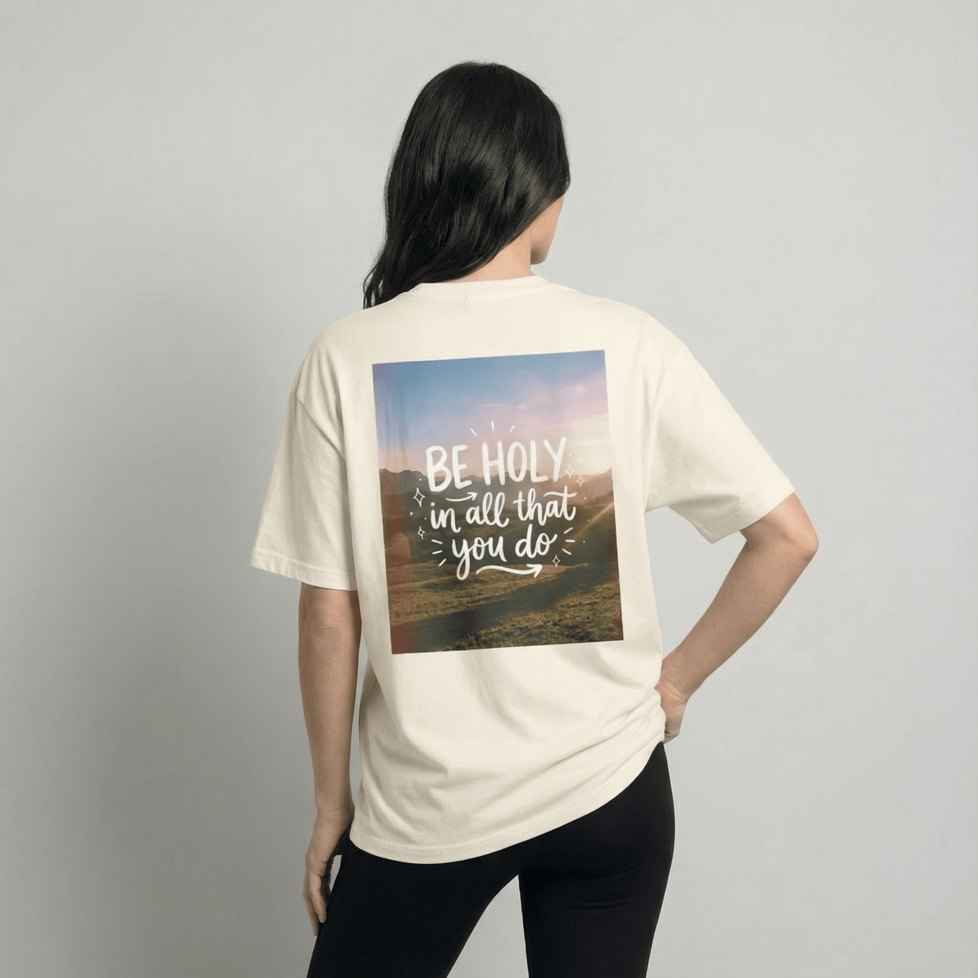 Mercy & More T-Shirt Ivory / S Be Holy Tee