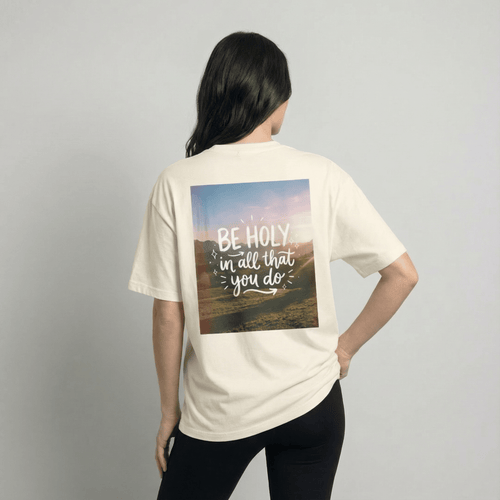 Mercy & More T-Shirt Ivory / S Be Holy Tee
